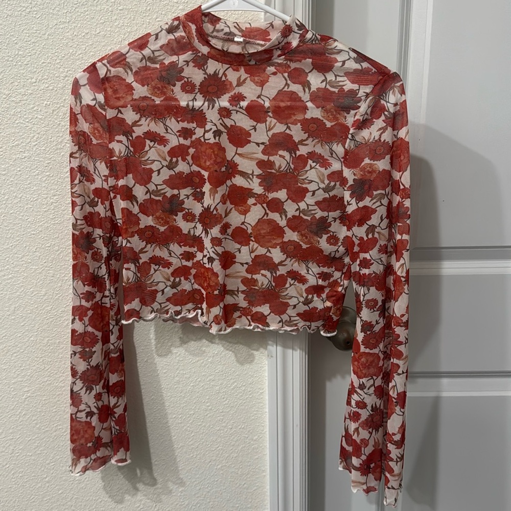 Women’s sheer crop top